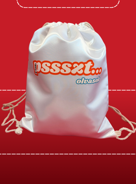 Pssszt... olvasok (vízálló hátizsák)